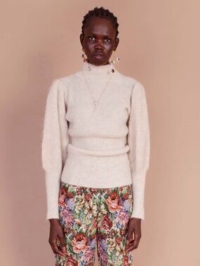 Meadows Neroli Knit Sweater in Cream NWT
